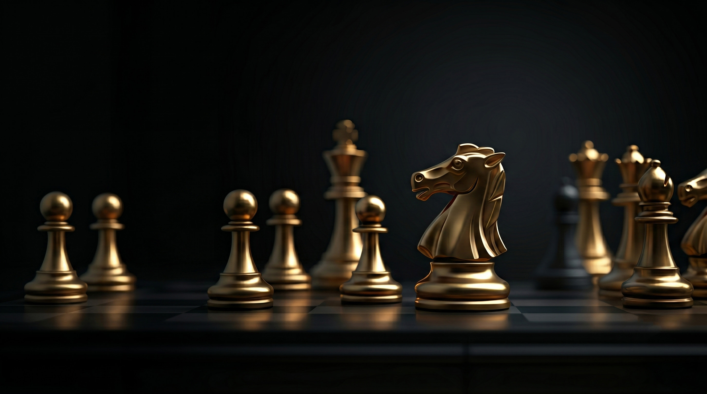 Premium Chess Set Background